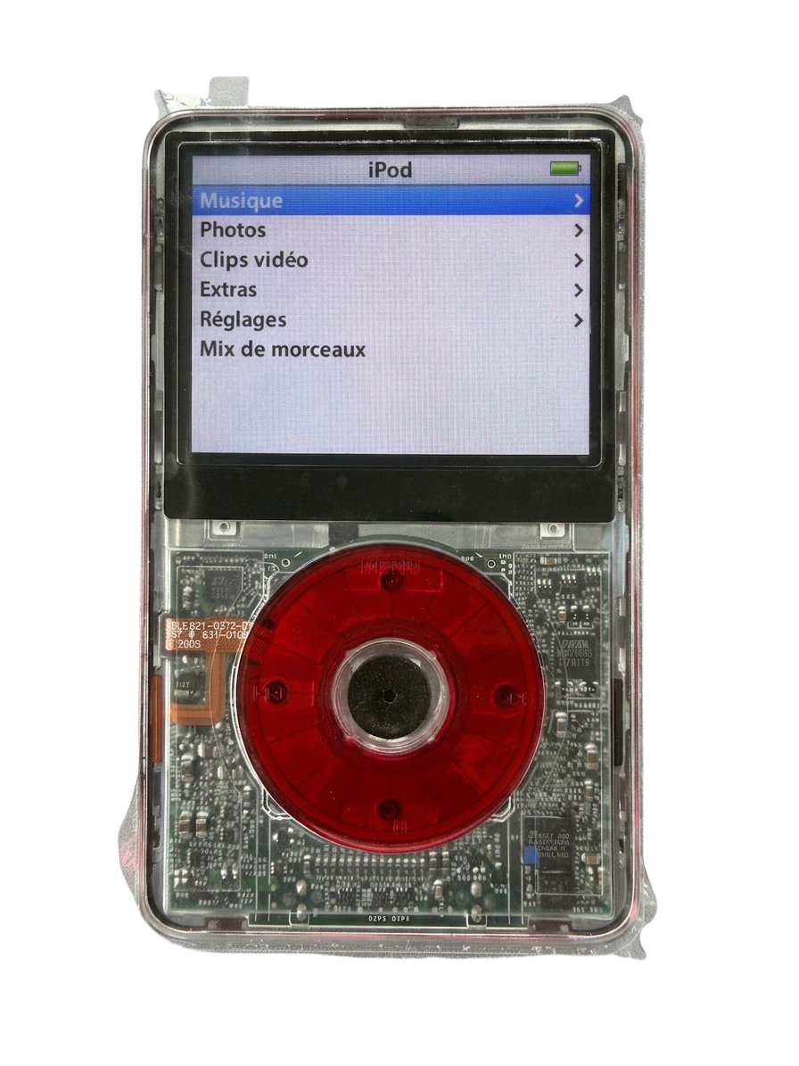 iPod Classic 5.5 rouge 512 Go face avant