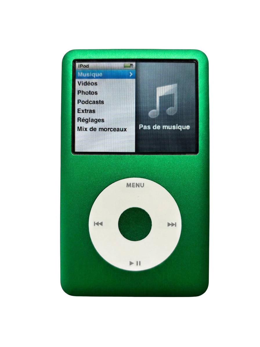 iPod Classic 6 vert 128 Go face avant