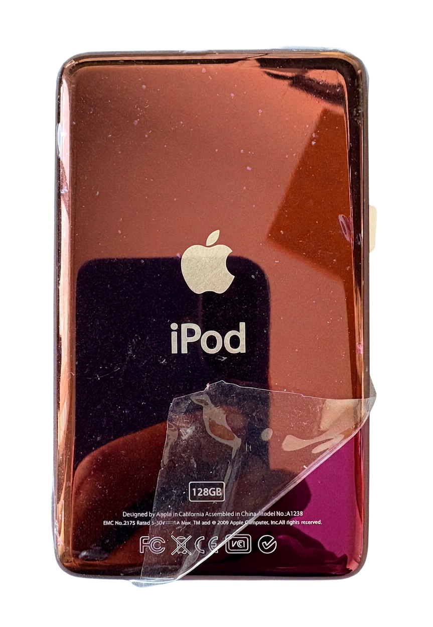 iPod Classic 6 pourpre 128 Go face arrière