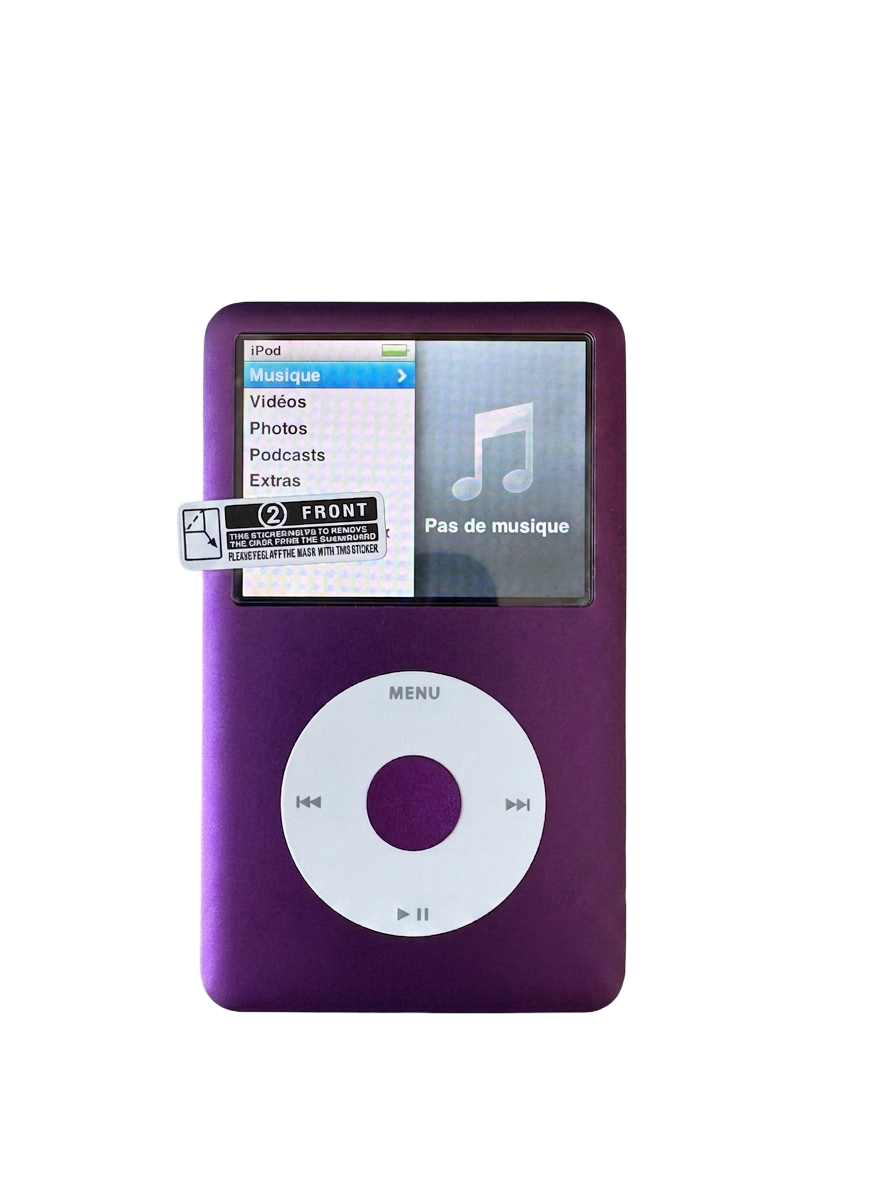 iPod Classic 6 pourpre 128 Go face avant