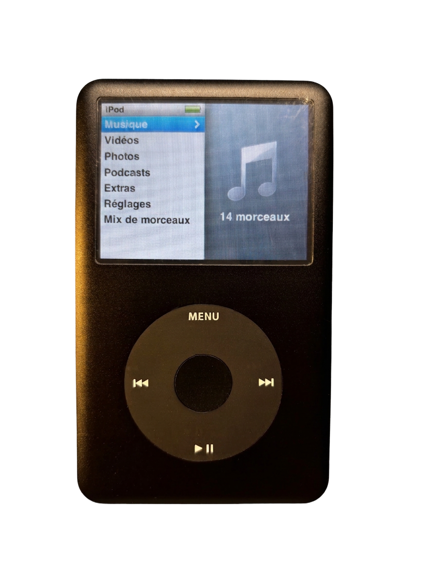 iPod Classic 7 noir 1 To face avant